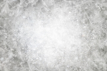 ice snow crystals background abstract white winter