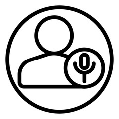 Audio Recorder line icon