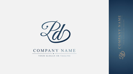 The Power of Typography: A Bold Initial Logo