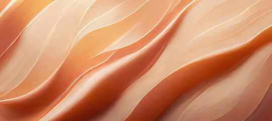Obraz premium colorful pastel wave texture background with Generative AI Technology