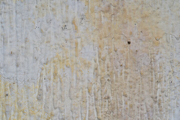 acercamiento de pared blanca manchada por humedad y oxido