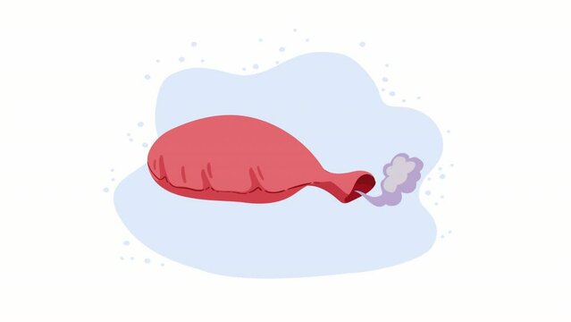 whoopee cushion prank accessory animation