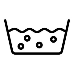 wash water washbowl icon