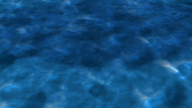 Realistic Blue Water Animation Background