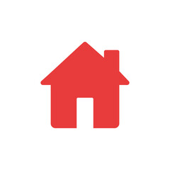 Vector drawing of home, symbolizing start, ideas or construction. Allows color change and resolution scale