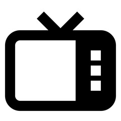 Television glyph icon