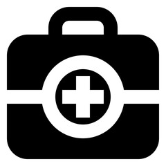 Briefcase glyph icon