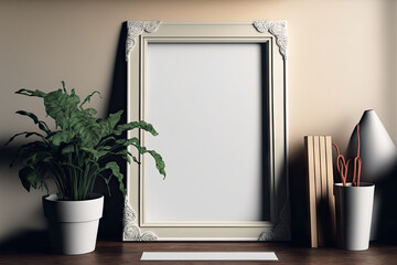 design oriented picture frame. Generative AI