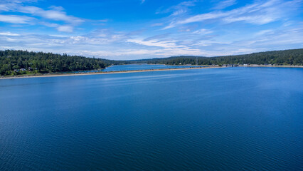 Purdy Spit Road in Washington, USA