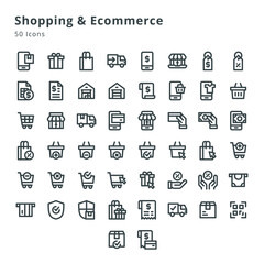 Shopping & Ecommerce icon sets