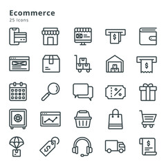 Ecommerce and Shopping Icons