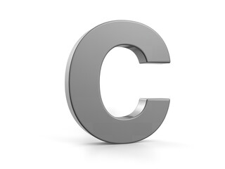 Car paint letter C