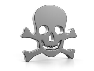 Car paint skull symbol