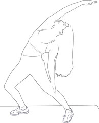 person practicing yoga