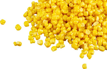 Heap Of Corn Kernels Close-up - Isolated