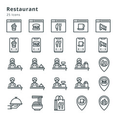 Restaurant icons