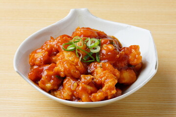 エビチリ　中華料理
