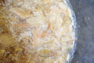 Microorganism Banana shoot Fuel formulas in the bin 