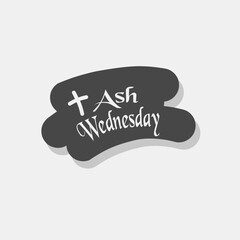 Illustration vector graphic of ash Wednesday 
