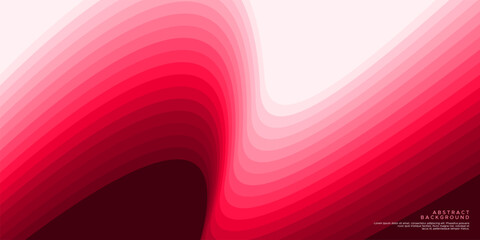 Colorful pink wave line abstract background design.