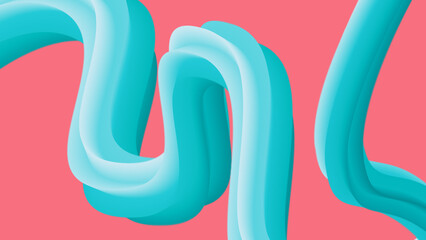 3D fluid shape background