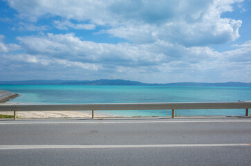 沖縄県の古宇利島〜屋我地島エリアの海や橋など美しい景色