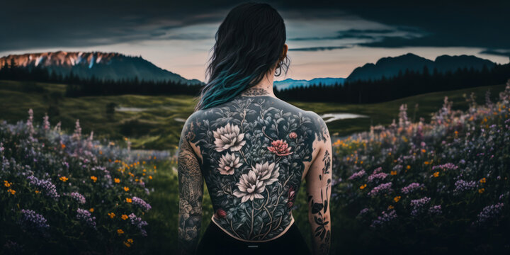 Woman Back Tattoo Images – Browse 13,770 Stock Photos, Vectors, and ...