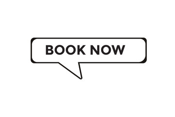 Book now button web banner templates. Vector Illustration