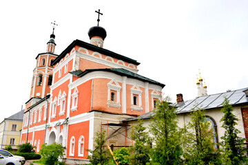 Fototapeta na wymiar Russia. Vyazma. Ioanno-Predtechensky Monastery. The Odigitriev Church