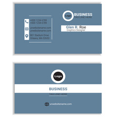 Modern business card template