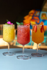 Chilcano de Pisco at a bar.
