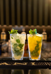 Chilcano de Pisco at a bar.