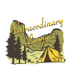 camping in the woods - Extraordinary Living