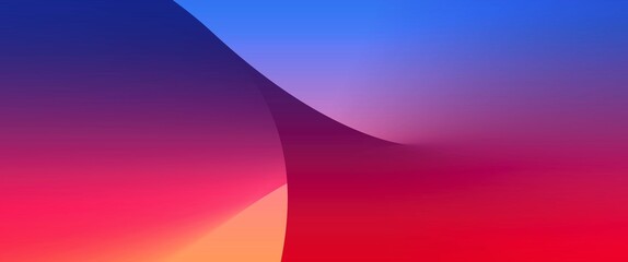 colorful abstract background with curved shapes and gradients
