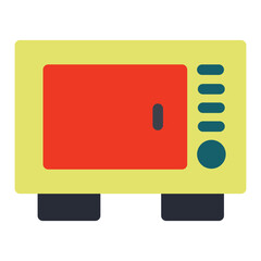 Microwave Flat Icon