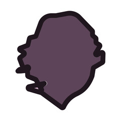 Sierra Leone Map Flat Icon