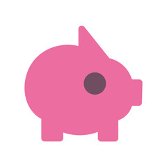 Piggy Flat Icon