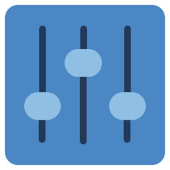 Slide Control Flat Icon