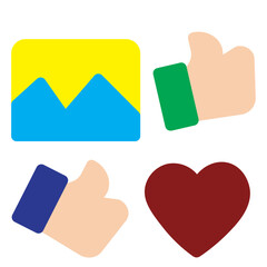 Social Media Flat Icon