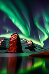 Stunning Collection of Northern Lights and Lake Night Sky Images"