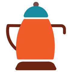 Obraz premium Teapot Flat Icon