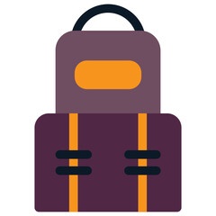 Backpack Flat Icon