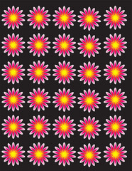 seamless pattern with flowers