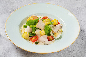 salad with chicken and pineapple