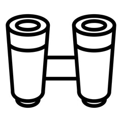 binoculars outline icon