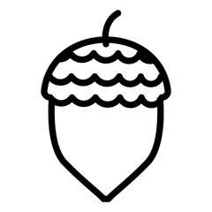 pine nuts outline icon