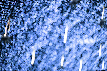 blue starry sky spot background material