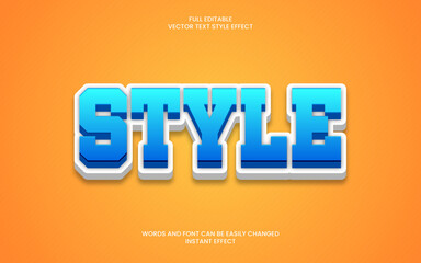 style text effect 