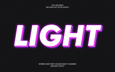 light text effect 