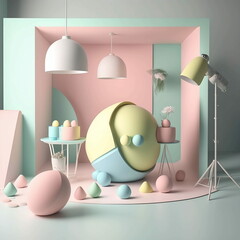 Modern Pastel Theme Product Showcase